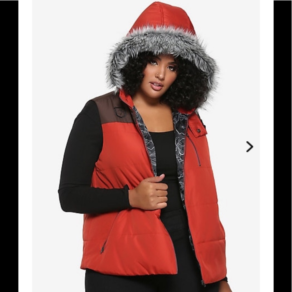 TOMB RAIDER Her Universe Lara Croft PUFFER VEST!